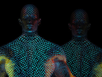 Synthetic data abstract image
